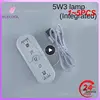 1/2/3/4/5PCS Mini Nail Dryer Machine Micro UV LED Lamp Portable USB Nail Gel Curing Machine Foldable Nail Polish Fast Lighting 2 1