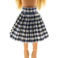 Black Plaid  Skirt
