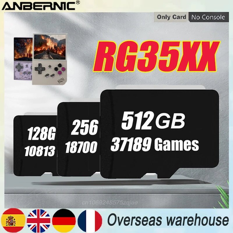 ANBERNIC RG35XX TF Card Ps Vita Gamecube Memory Cards Sd Card Video