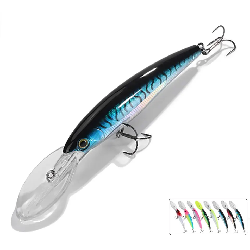 14cm/15.5cm Big Crankbaits Fishing Lures Jerkbait Minnow Sea Hard Artificial Bait Wobblers Trolling Swimbait Pesca