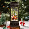 Christmas Carousel Old Man Tree Phone Booth Music Box Crystal Ball Octave Box Drifting Snow Children's Birthday New Year Gift 5