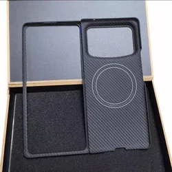 Ultra-Slim Magnetic 600D Carbon Fiber Aramid Wireless Case - Matte Finish for Mix Fold4 (Kit)