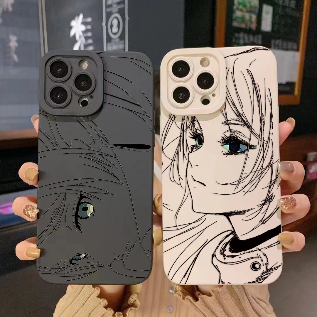 Hot Japan Anime Comics Frieren Silicone Phone Case Cover