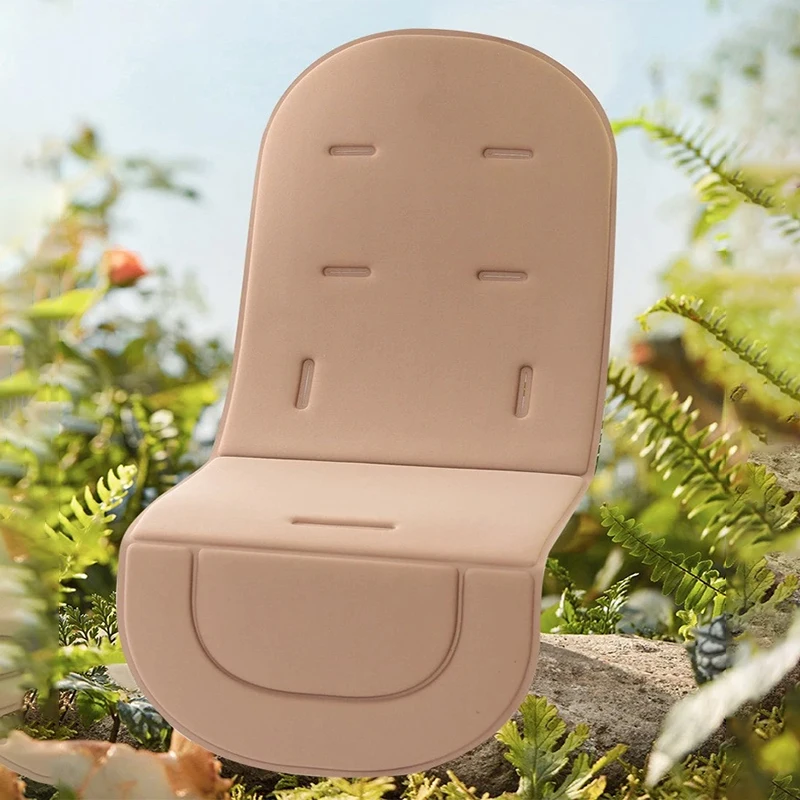 Stroller pad laid flat showing structure