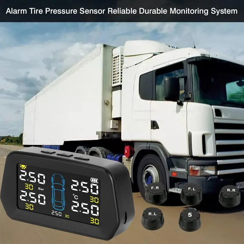 

Система контроля давления в шинах TPMS, беспроводная система контроля давления в шинах с 5 датчиками