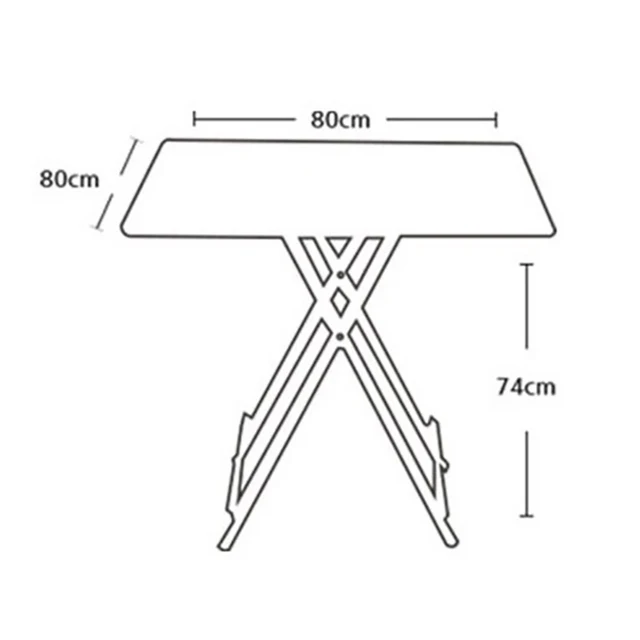 가격 대비 성능이 뛰어난 현대적이고 세련된 휴대용 나무 접이식 테이블 의자