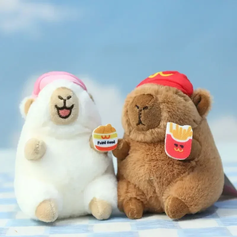 Capybara Puffer Fish Doll Keychain Charm