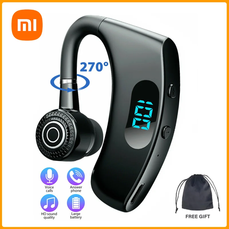 Xioami Youpin Earphone Bluethooth Wireless Headsets LED Display Long Standby Time Headphones IPX5 TWS BT Stereo Earhook Business |