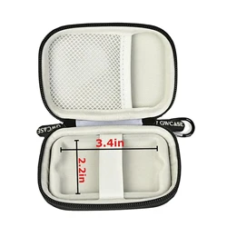 Shockproof Travel Organizer for Portable SSD, Hard Carrying Case with Removable Inner Tray (Black)
