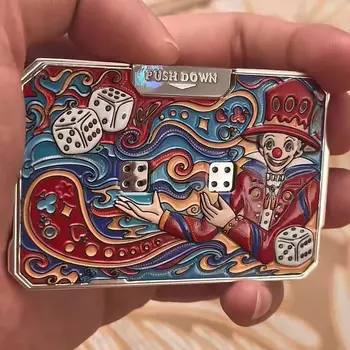 Dado Meccanico per Giochi di Carte, Giocattolo EDC, Dado a Pressione, Dado Antistress, Giocattolo EDC per Alleviare lo Stress, Giochi di Ruolo