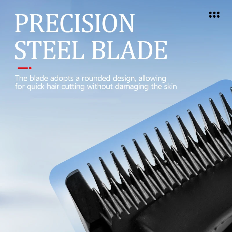 Kemei Hair Clippers for Men Beard Trimmer Professional Barber Clippers with LCD Display Rechargeable Clippers for Hair Cutting 3