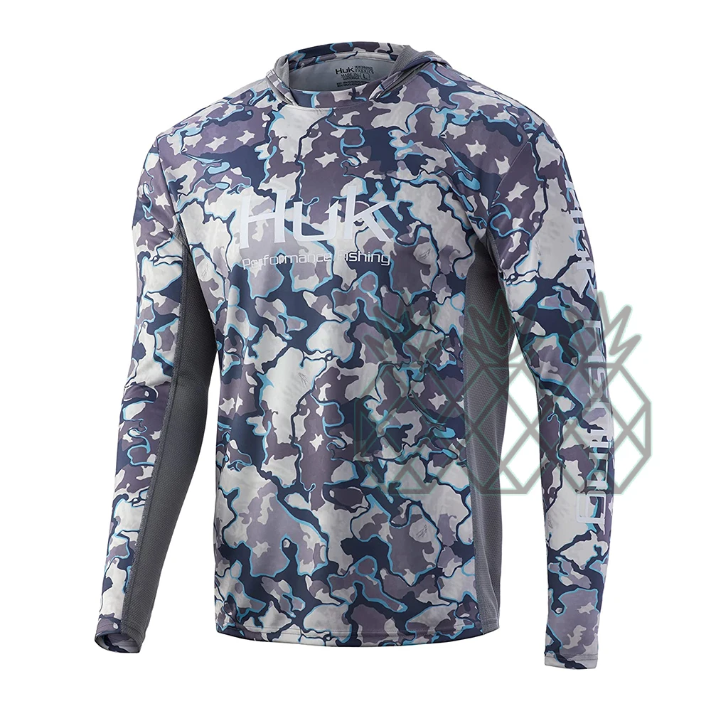 Huk Hoodie Fishing Shirts Summer Long 