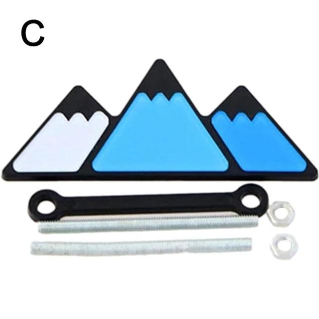 3 Color Grille Badge Emblem For Toyota TRD 4Runner 2018 2019 Car Tri Color Grill Acrylic Badge Accessories