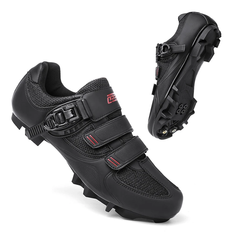Cycling Shoes Men MTB Cycling Shoes Mountain Footwear Racing Road Bicycle Flat Clit Sneaker Cleat Women Dirt Speed Route Bike Biking Spd
