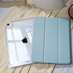 Premium Tablet Case with Pencil Holder for 2024 iPad Pro 13 M4 (Light Blue)