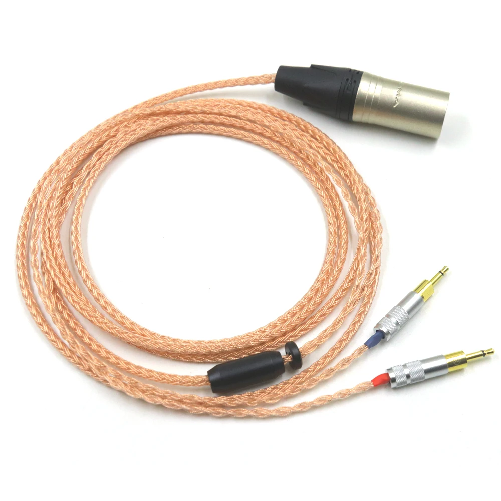16 Core Essence Restringe L'Equilibrio In Rame 3.5 Xlr 4.4 Maschio A Doppio Cavo Per Cuffie Da 2.5Mm Per Sennheiser Hd700 Nw Zx300