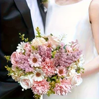 1/3/5pcs Rose Hydrangea Daisy Artificial Flowers