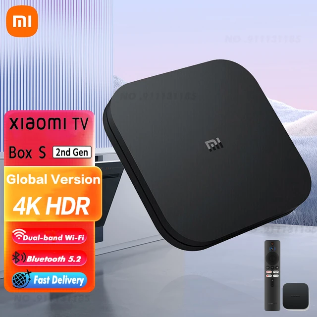 Global Version Xiaomi Mi Tv Box S 2nd Gen 4k Ultra Hd Bt5.2 2gb 8gb Dolby  Vision Hdr10+ Google Assistant Smart Mi Box S Player - Set Top Box -  AliExpress