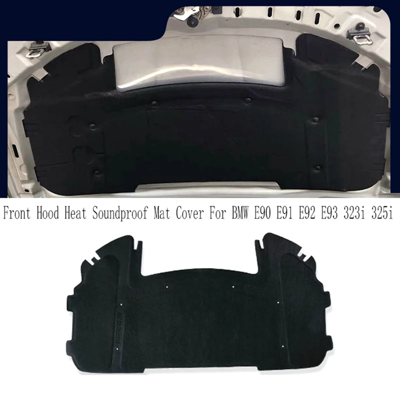 

Передняя крышка автомобиля, обогревающая деталь для BMW E90, E91, E92, E93, 323I, 325I, изоляция Двигателя, хлопковая прокладка 51487059260, замена
