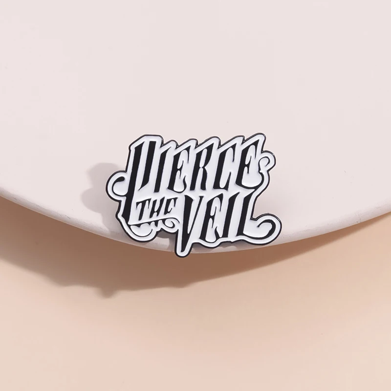 Musik band Logo Emaille Pins Punk Gothic Broschen Kleidung Shirt Zubehör Schmuck Rucksack Revers Abzeichen Geschenk für Musik freunde