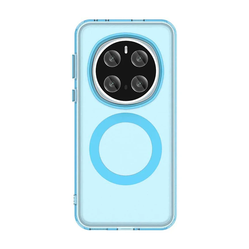Candy Color Magnetic Translucent Frosted Phone Case Cover