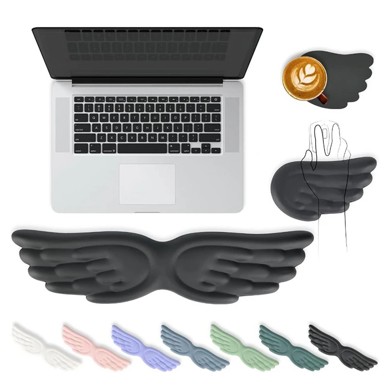 Ergonomic Memory Foam Wrist Rest Pad for Typing and Gaming