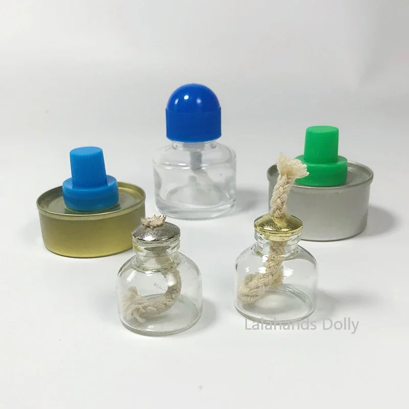 Dollhouse Mini Fuel Tank Alcohol Lamp Model Dollhouse Kitchen Furniture Accessories