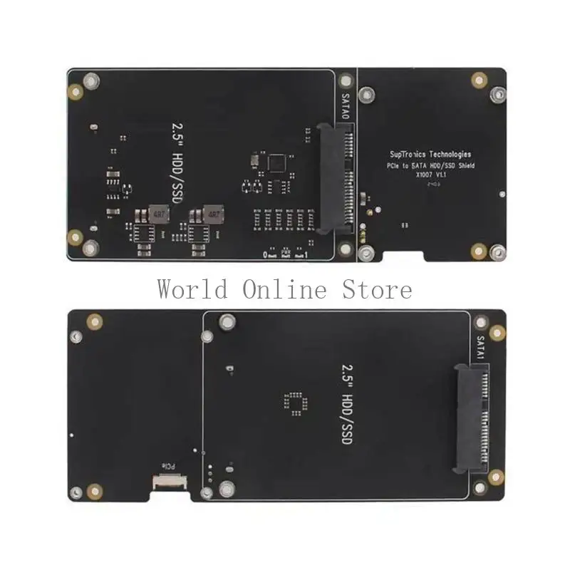 RPI 5 호환 87HC용 X1007 PCIe-2.5 HDD/SSD 확장 어댑터 보드