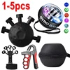 Self-Starting Wrist Gyro Ball Power Trainer Ball Wrist Strengthening Device Forearm Exerciser Strengthen Arms Fitness Equipmen