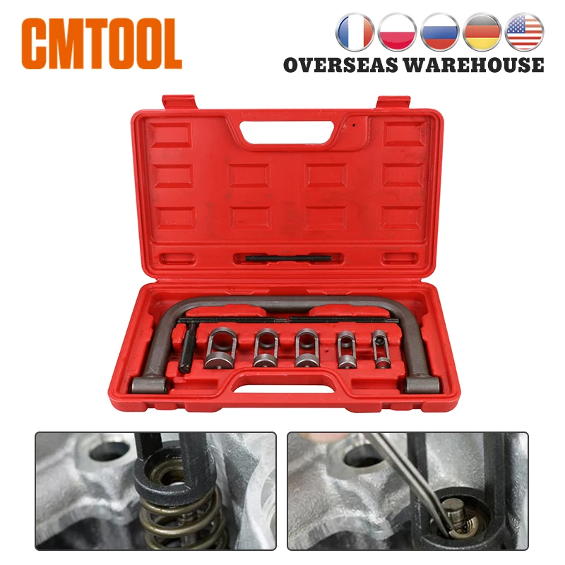 

MR CARTOOL Car Engine Cylinder Head Valve Spring Compressor Remove Install Tool Sprayer Valve Clamp Service Set Tools
