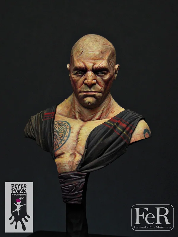 1/16 L'Ultimo Degli Immortali Resin Kit Busto Gk Science Fiction Soggetto Non Patinato Nessun Colore