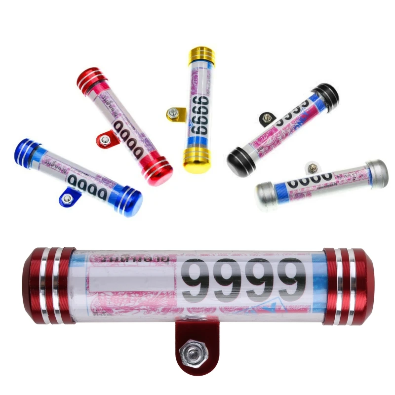 

Q9QD Motorbike Tube Tax Disc Registration Label Stand Tube Tax Disc RegistrationFrame