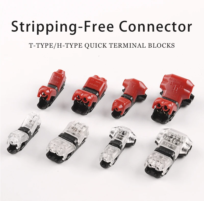 Description Picture 2 of itemMini Wire Cable Snap In Universal Compact Wire T Tap Quick Splice Wiring Connector Connections Joiners Auto Plug Accessories