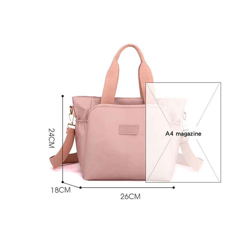 Women Shoulder Bags 2023 New Designer Novelty Female Crossbody Messenger Bags Waterproof Nylon Handbags Mommy Tote Bags
