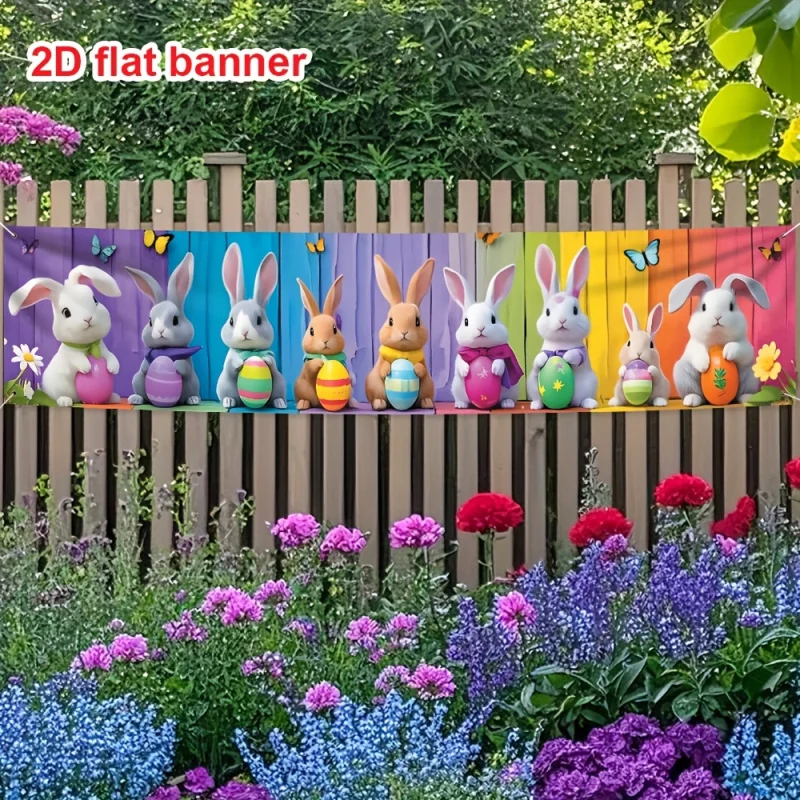 Rabbit Easter Party Banner 5