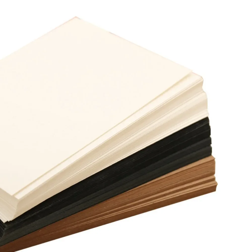 20/50/100pcs 14.5x9.5cm DIY Blank Kraft Paper Card Greeting Card Gift Packing Cardboard Paper Postcard Hand Drawn Doodles Card