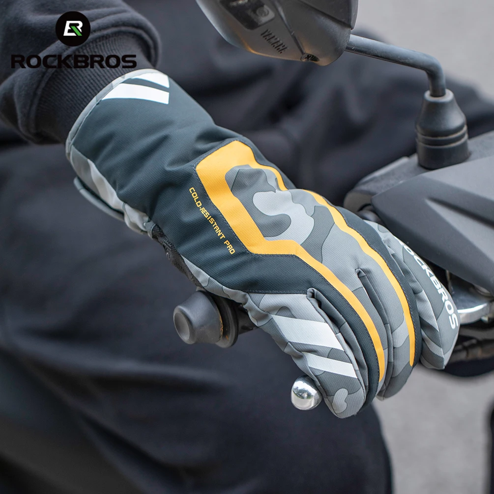 Cycling Gloves Full Finger Touch Screen Scooter Motorcycle Bicycle ROCKBROS
