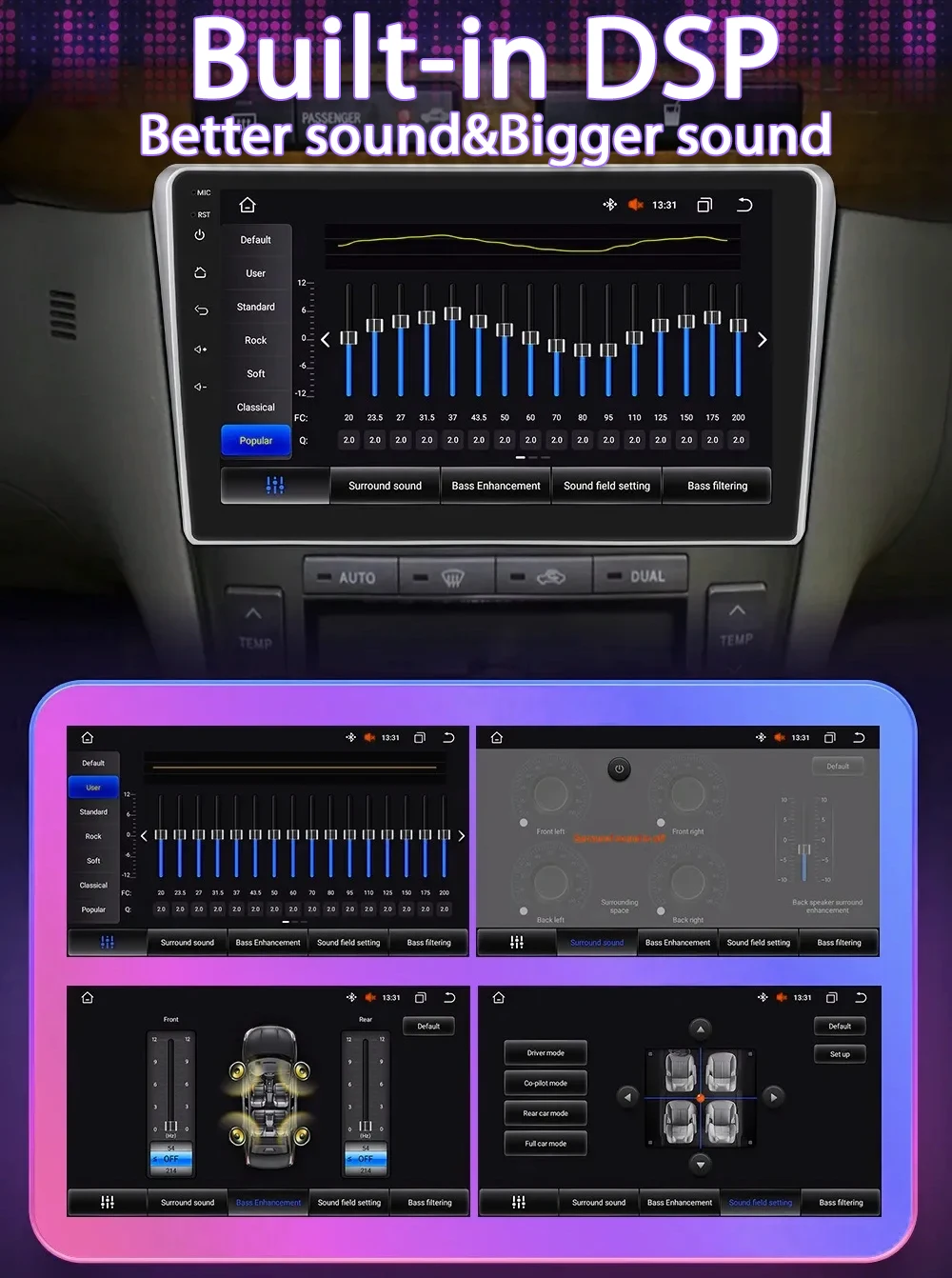 BMW 차량용 스테레오 라디오 멀티미디어 플레이어, 무선 카플레이, 안드로이드, 자동 DSP, RDS, AHD, 9 인치, 1995 2003, E39, E38, X5, E53, M5 용