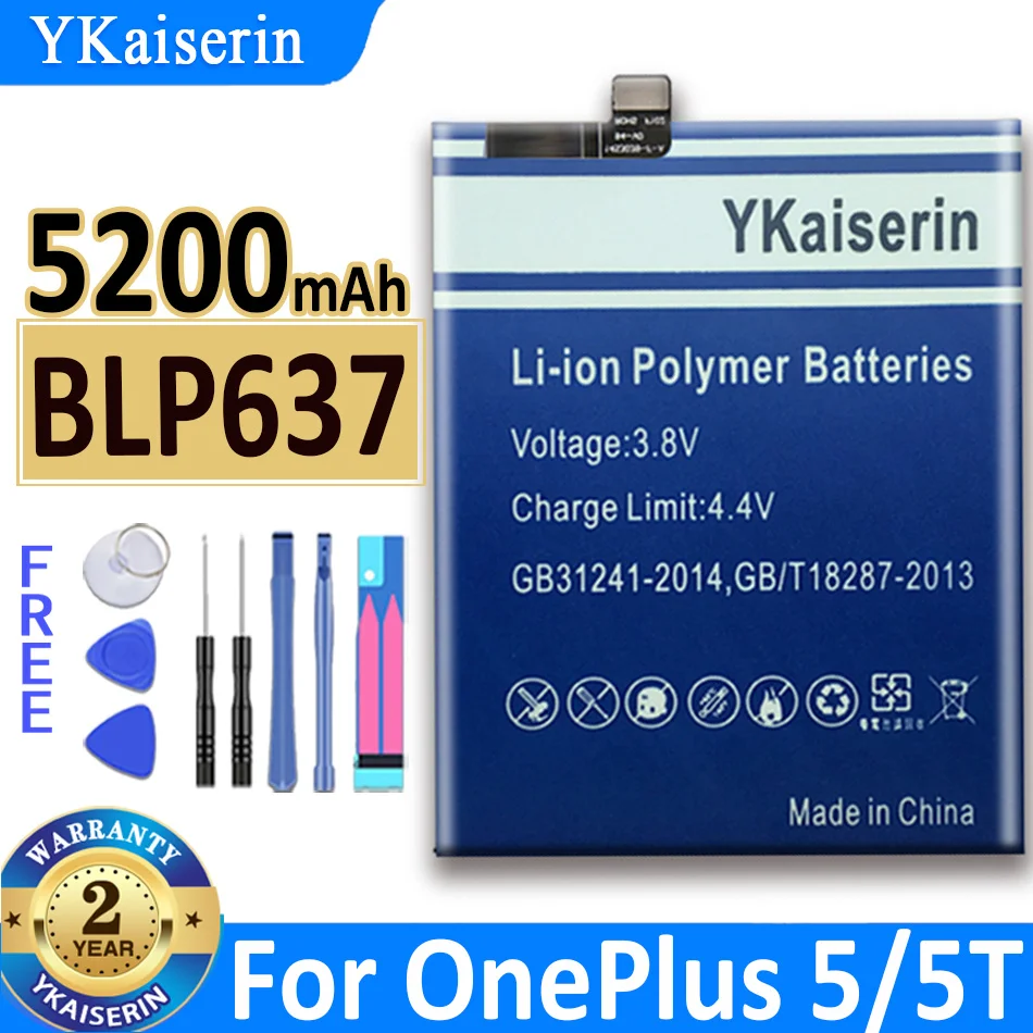 Фото Аккумулятор ykaisin для OnePlus 1 2 3 3T 5 5T 6 6T 7 7Pro 7T 7tpro для OnePlus 1 + 1/2/3/3T/5/5T/6/6T/7/7Pro/7T/7tpro для OnePlus1 №3