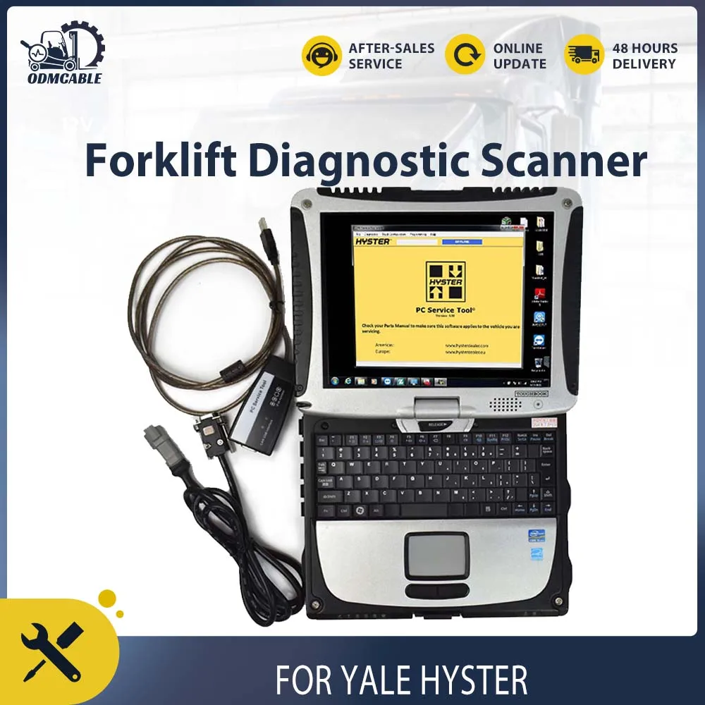 For Hyster Yale New Software Forklift Truck Diagnostic Scanner Yale Pc  Service Tool Ifak Can Usb Interface Tool With Evg7 Laptop - Code Readers &  Scan Tools - AliExpress