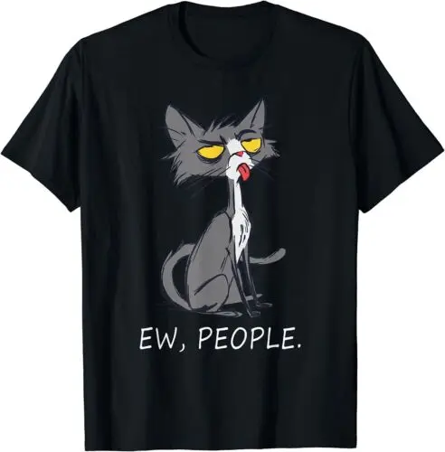 

Funny Cat Ew People Meowy Cat Lovers Men Womens Gifts T-Shirt