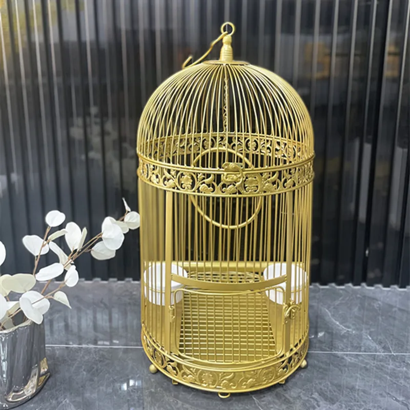 

Vintage Parrot Bird Cage Travel Carrier Outdoor Protective Nest Feeder Bird Cage Chinchilla Cage Pour Oiseaux Habitat Decor