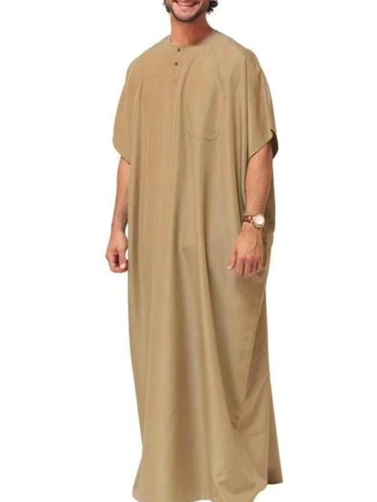 

Muslim Islamic Clothing Men Jubba Thobe Dress Abayas Long Robe Saudi Musulman Abaya Moroccan Caftan Islam Dubai Arab Dressing