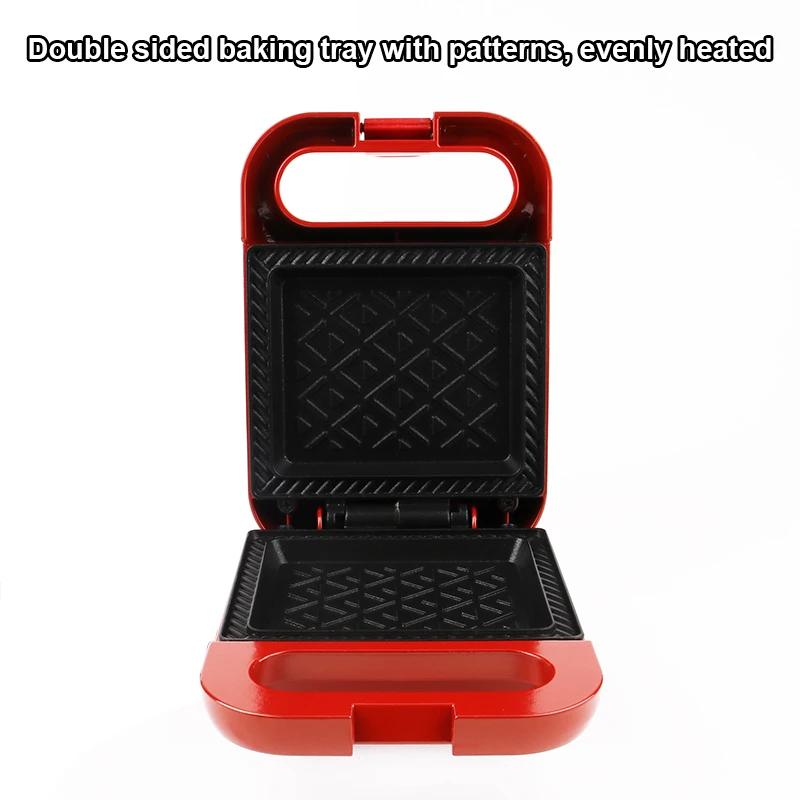 Bread Sandwich Maker Mini Light Food Muffin Breakfast Machine Eggs Omelette Baking Pan Pressure Toaster Grill Panini Oven Heater