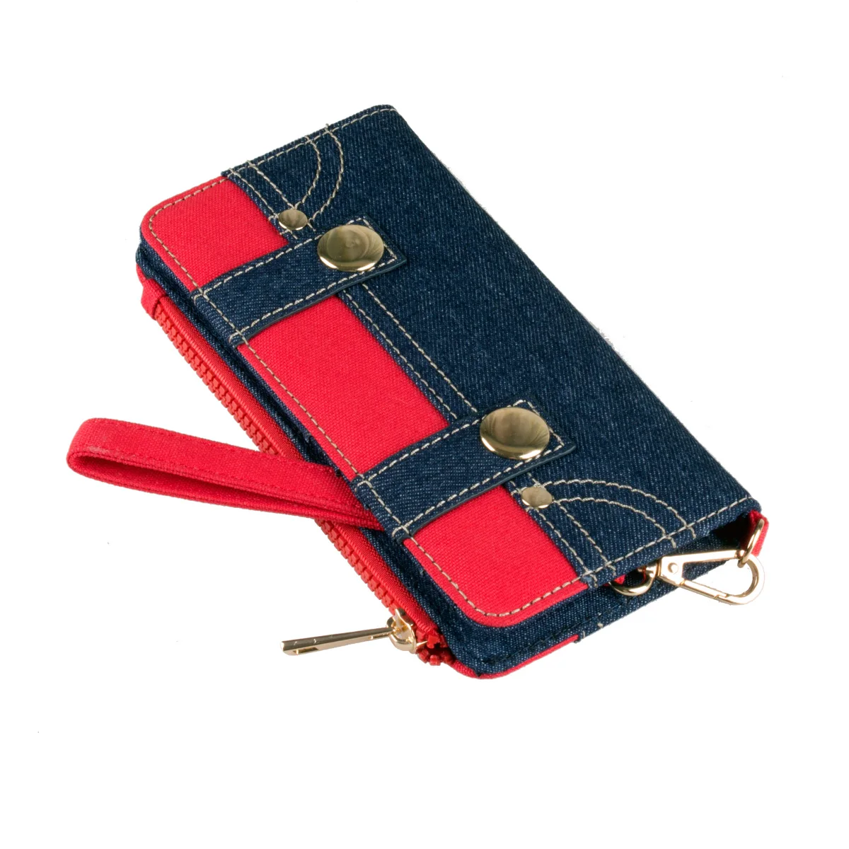 High quality denim style women's wallet, personalized large capacity women's card holder zero wallet