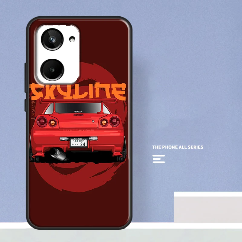 Coque TPU Protection Carbone Pour Realme 8, 9 Pro, C11, C21y, C25y, C31, C33, C35, C55 - Noire, Anti-choc - Neuf