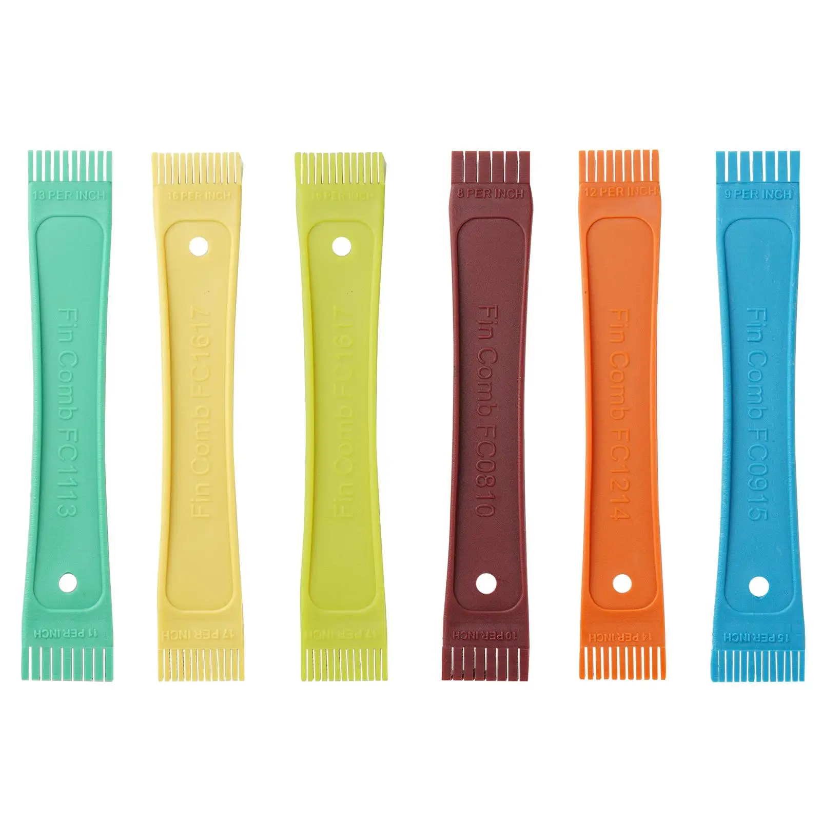 6 Different Colors FCR6 Fin Comb Set For Air Conditioner FCR6 Coil Fin Comb Straighten