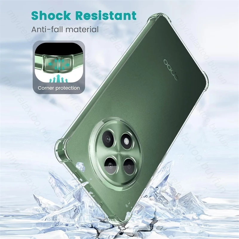 Clear Crystal TPU Soft Shockproof Phone Case