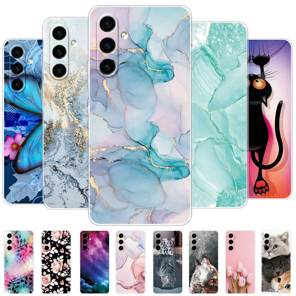 Per Samsung A25 Custodia Protettiva In Silicone Morbido Trasparente Per Samsung A15 Cover Paraurti Coque Per Samsung Galaxy A15 5G Funda