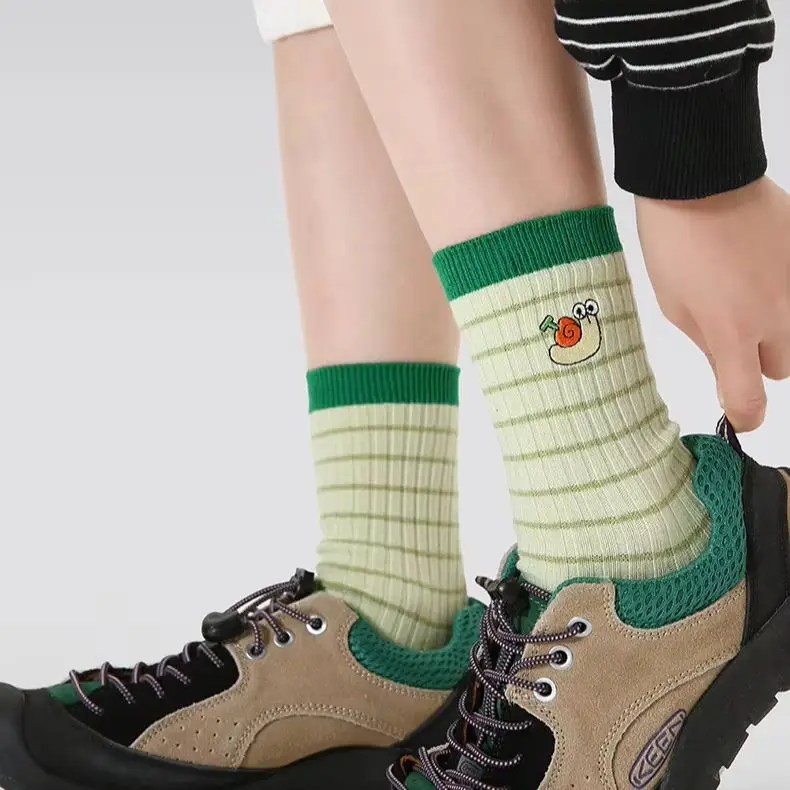Newest Children's Socks Striped Cartoon Sport Socks 3-12T Boys Girls Cotton Socks Spring Socks Kids Baby 4 Pairs 3